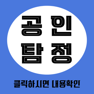 공인탐정